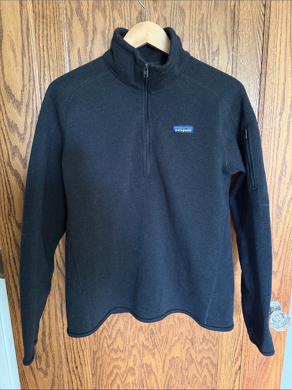 Patagonia Black Better Sweater Quarter-Zip Fleece Pullover
